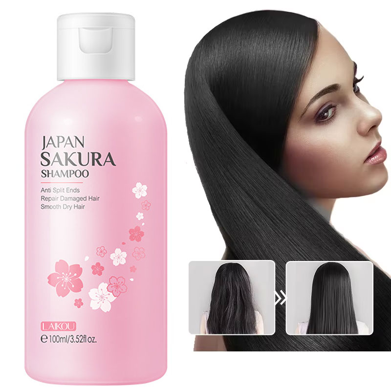 Hair Care Dandruff - LAIKOU Japón Sakura champú reparación cabello