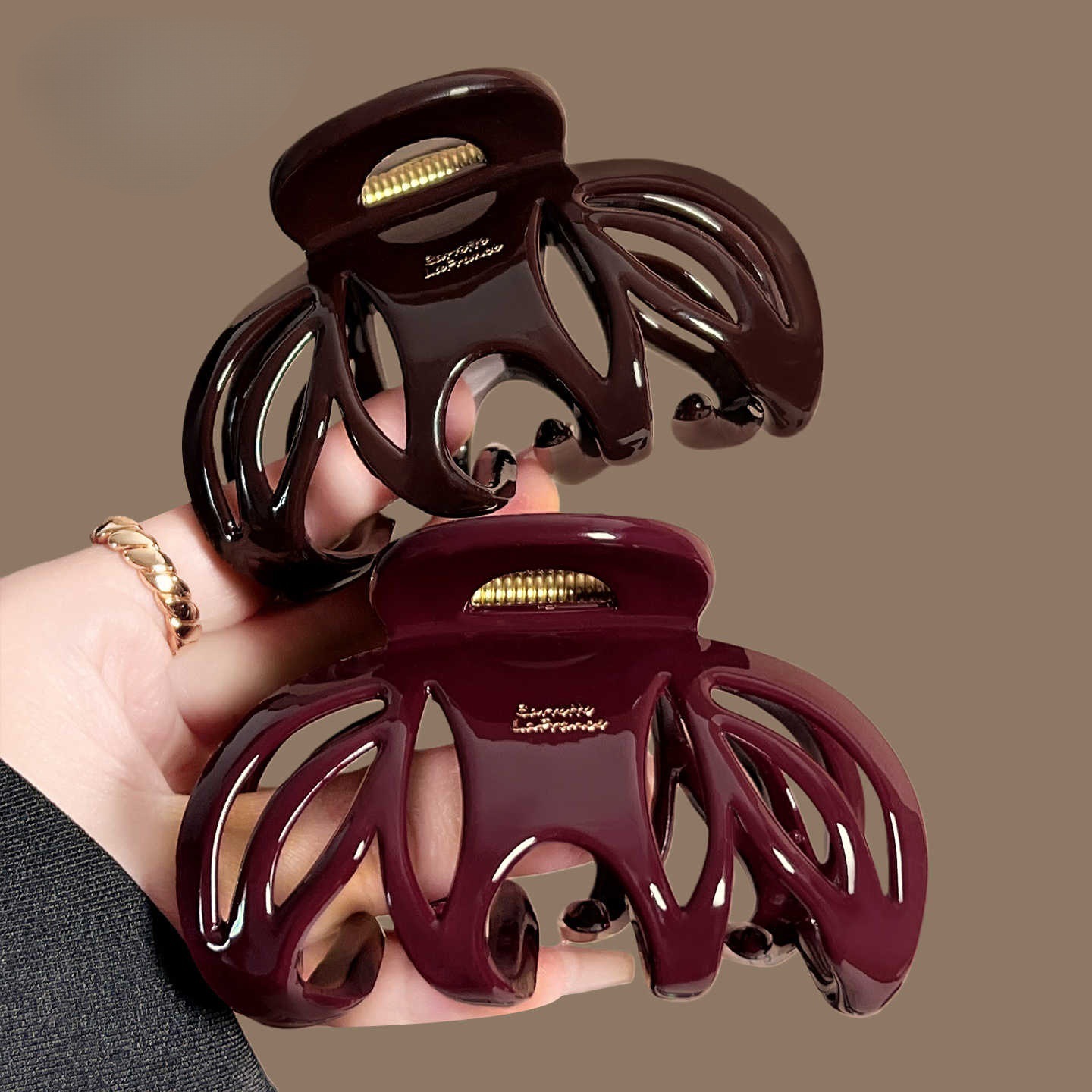 Hair Clip Claw Large - Pinza de Pelo Grande con Diseño
