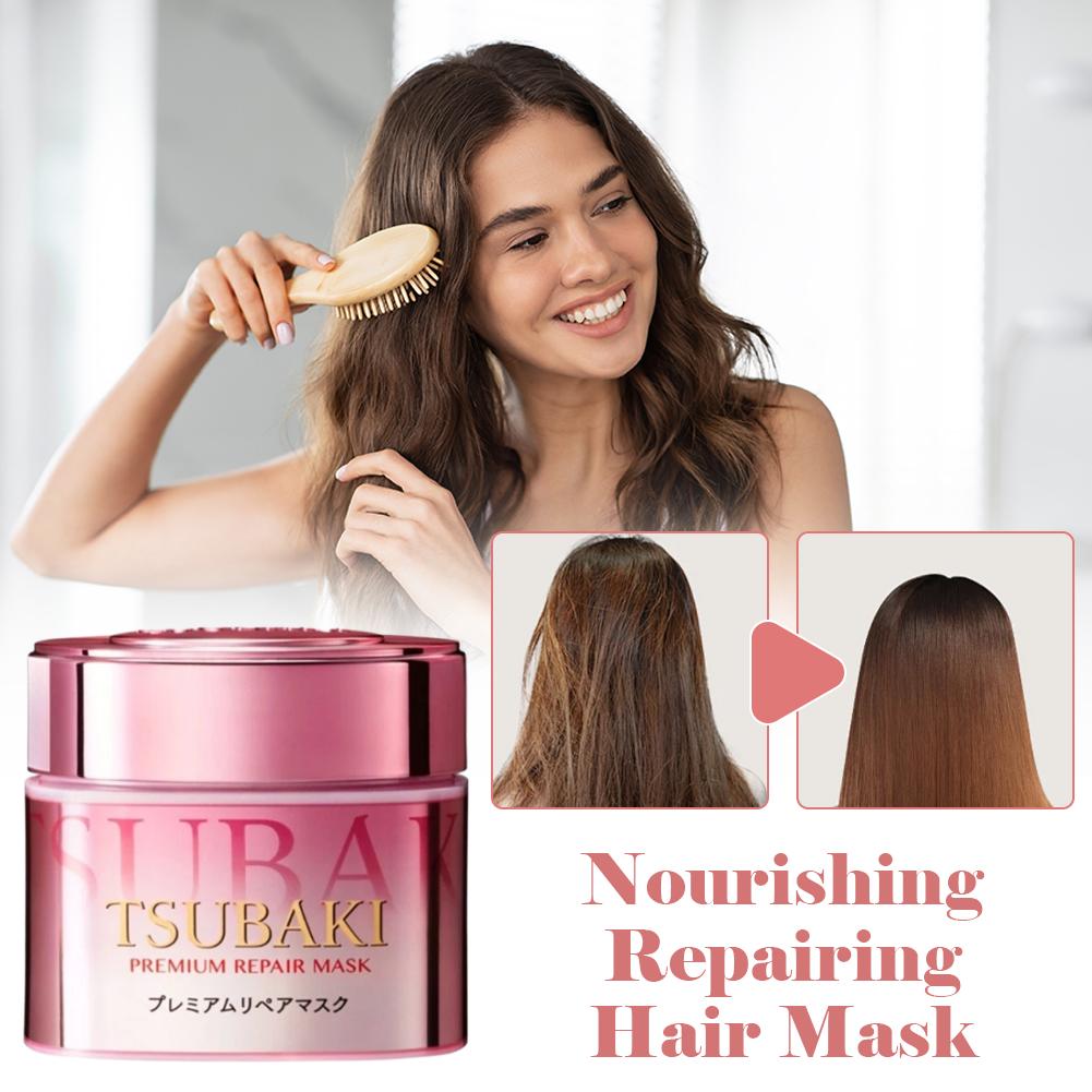 Hair Care Tsubaki - TSUBAKI-mascarilla reparadora para el cabello, 180g,