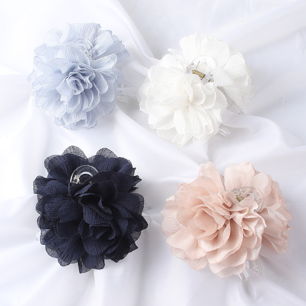 Hair Clip Claw Large - Pinzas de Pelo Grandes con Flores