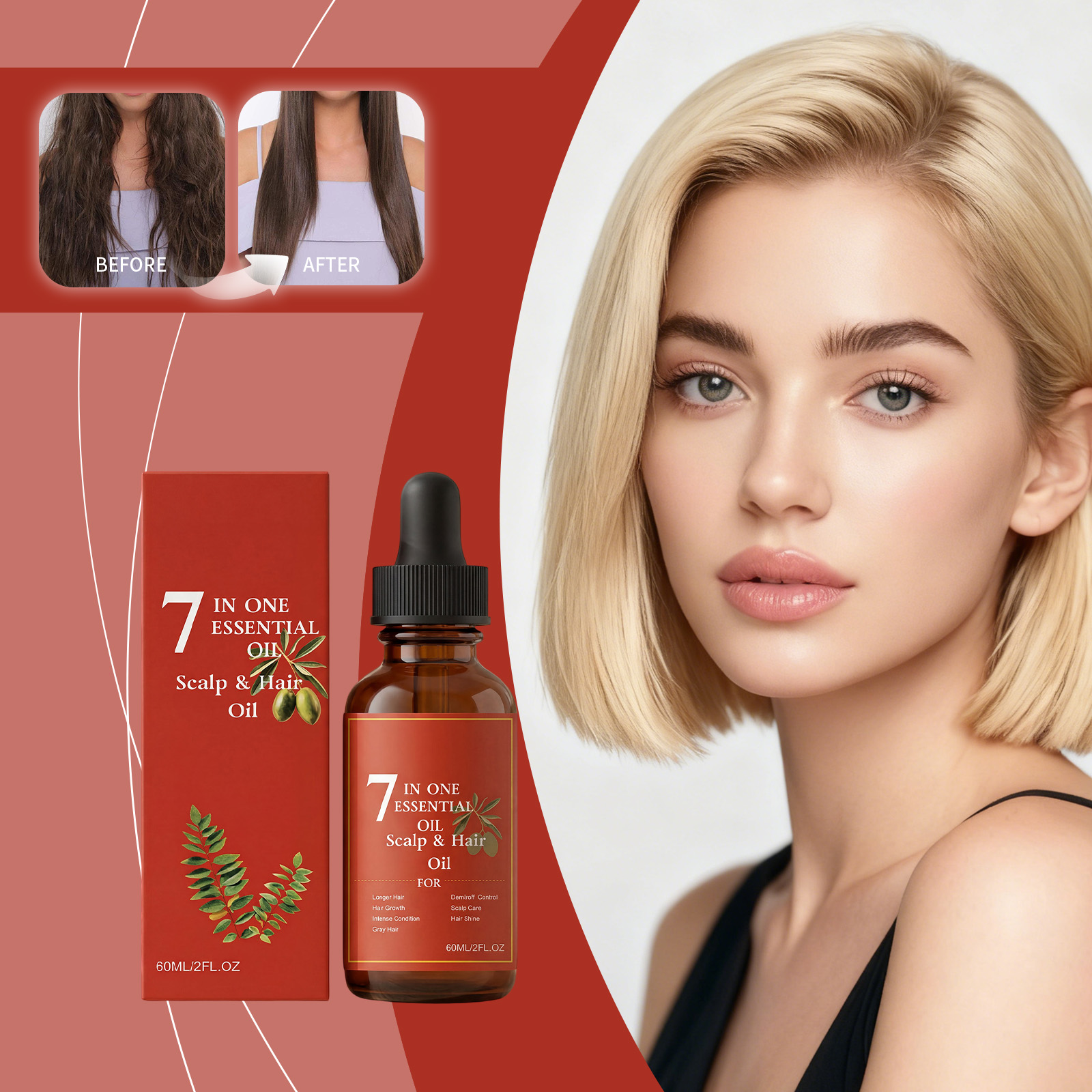 Hair Care Olive Oil - Aceite Esencial para el Cabello 7
