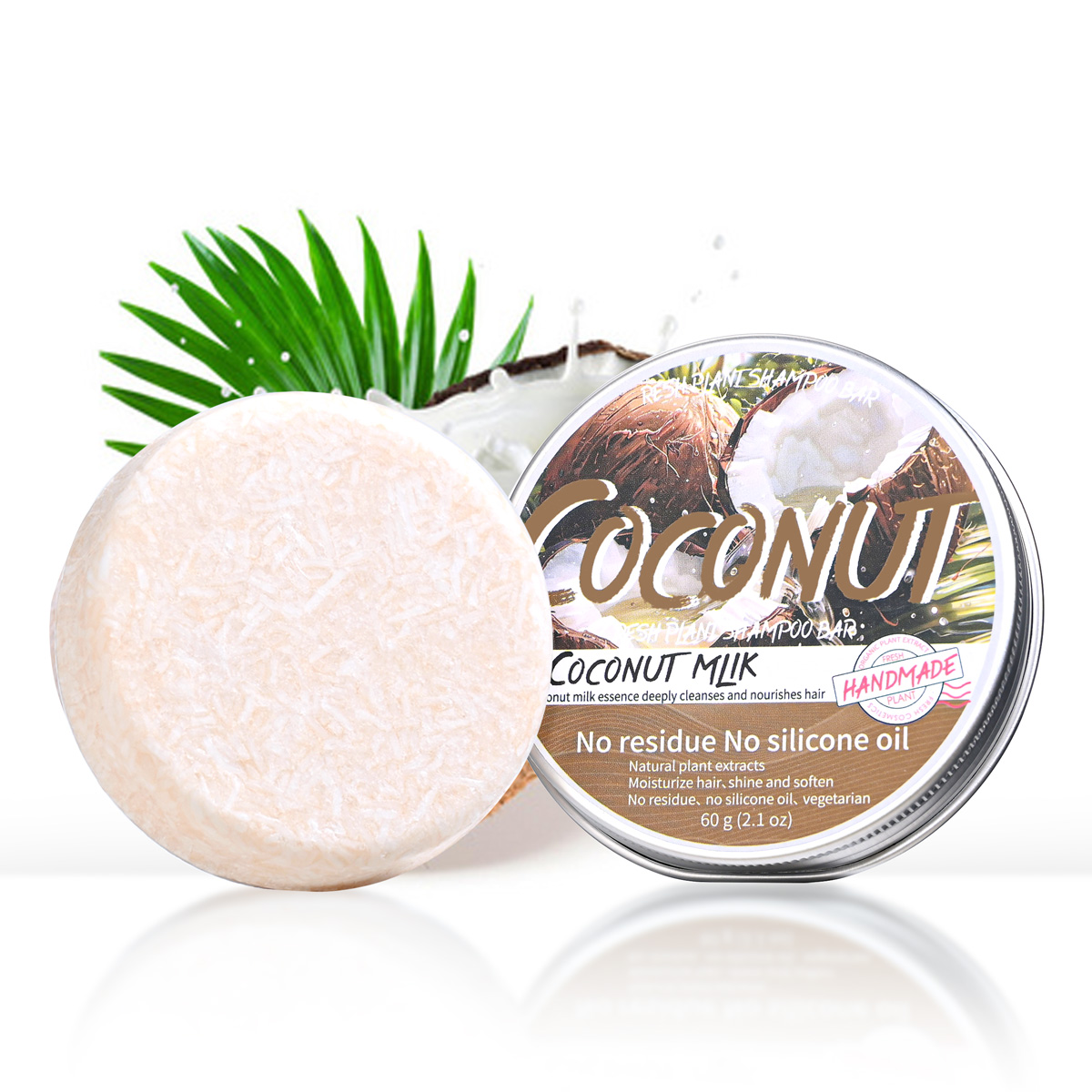 Hair Care Olive Oil - Champú de coco sólido LH +