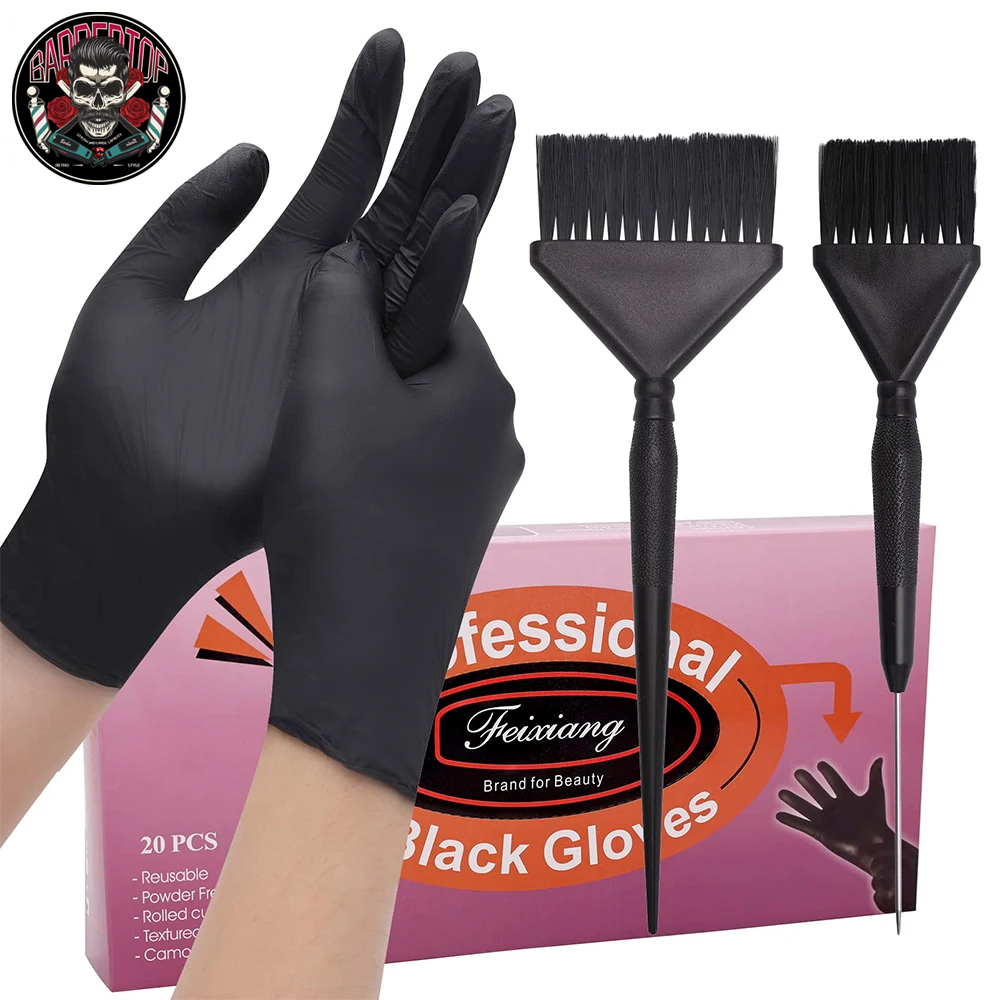 Hair Care Guide - Guantes de goma profesionales para teñir