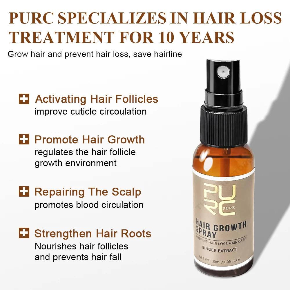 PURC-Spray de jengibre para el - Hair Care Or Haircare reseña y precio