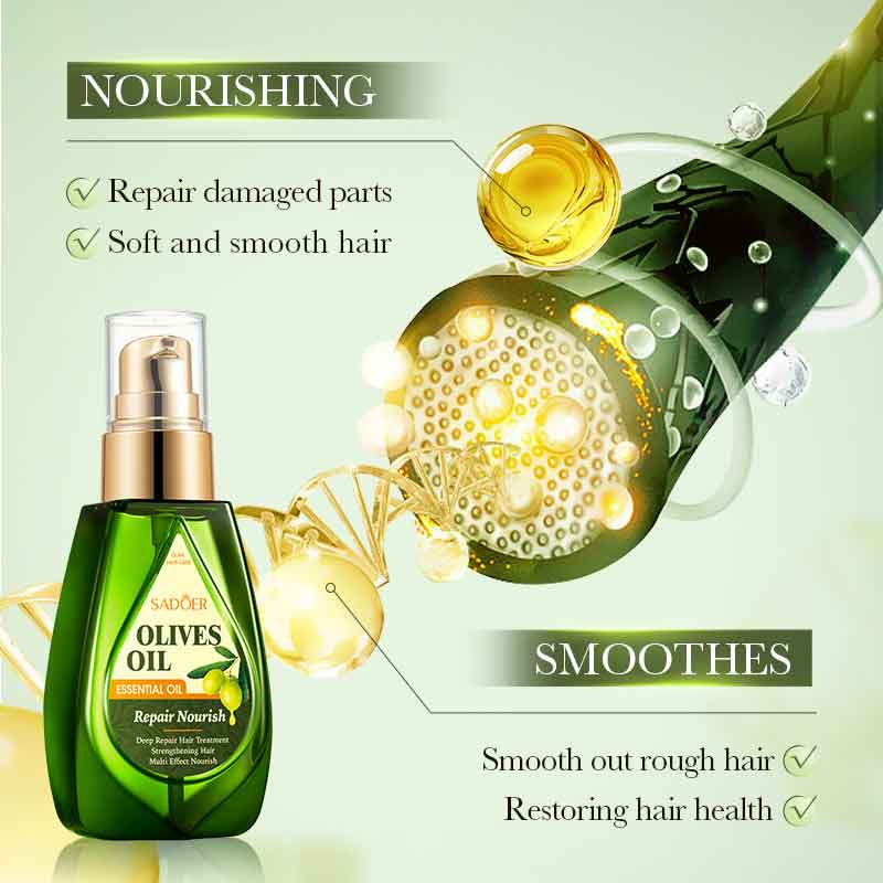 Aceite esencial para el cuidad - Hair Care Olive Oil reseña y precio
