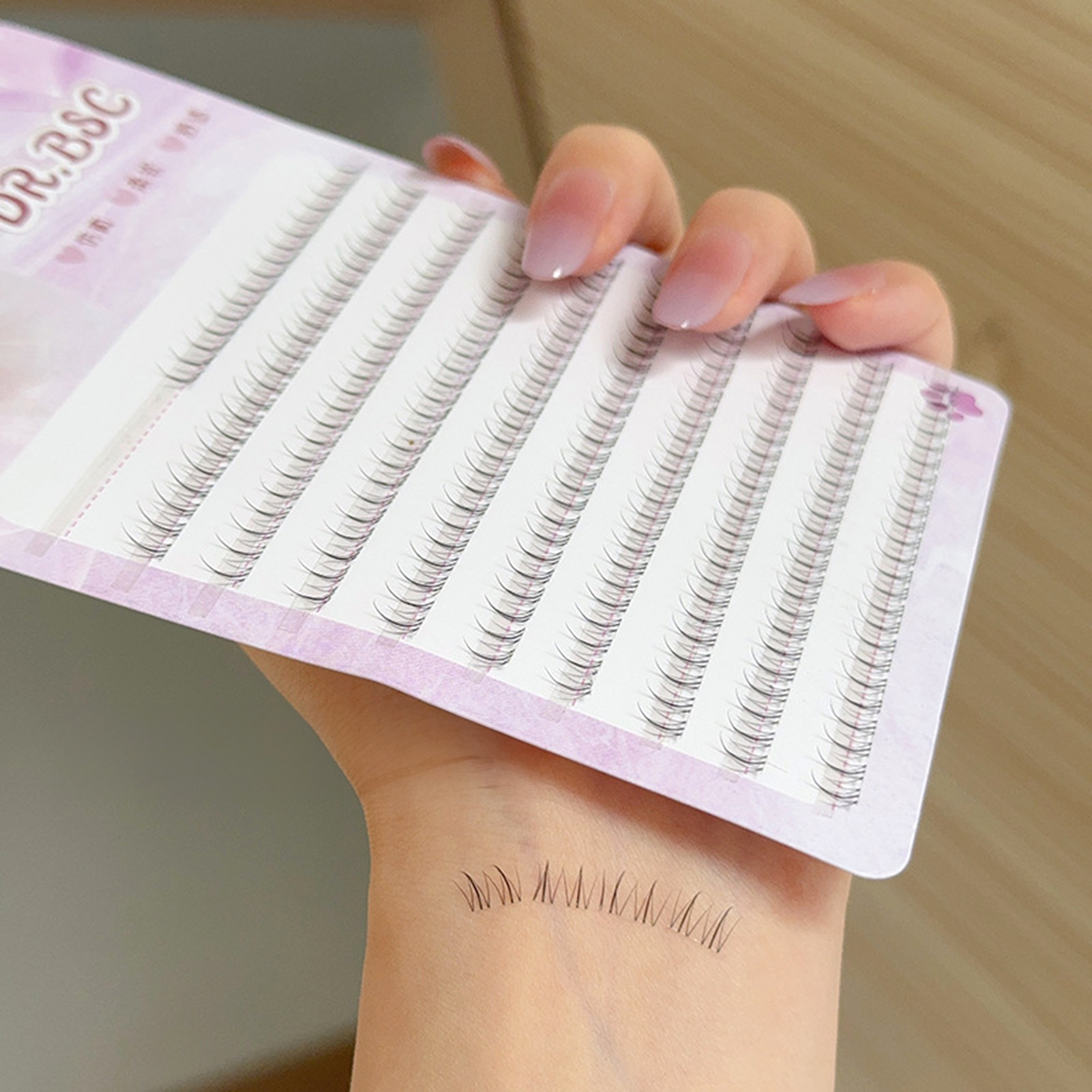 Pestañas postizas con parte in - Hair Care Korea reseña y precio